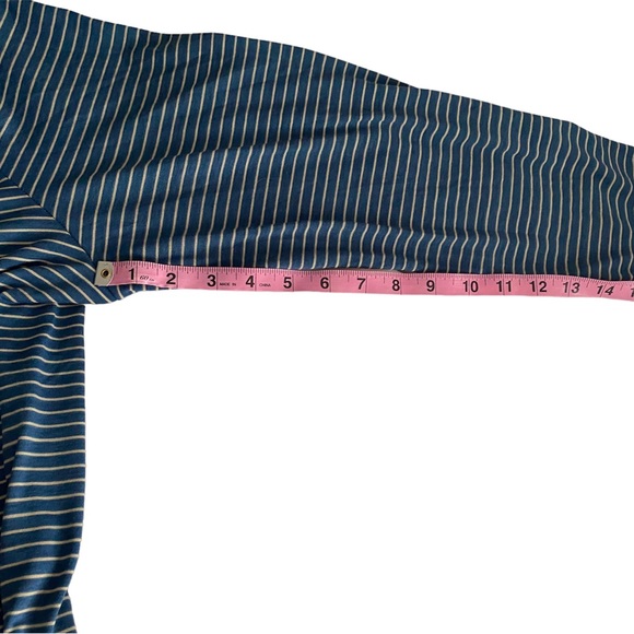 LulaRoe blue & white striped tee, 3X, great condition. - Picture 9 of 12